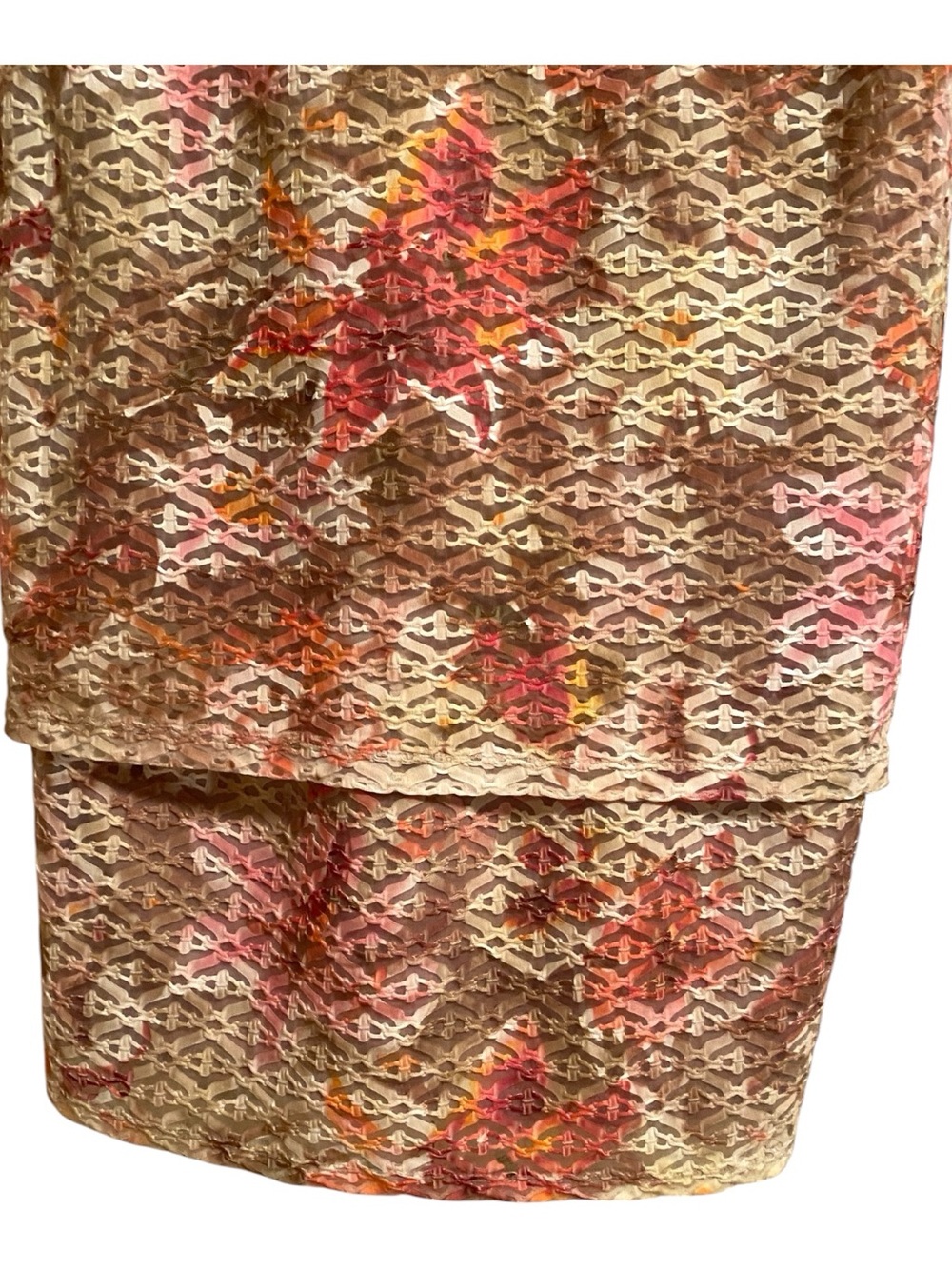 R&M Richards Floral Sleeveless Shift Dress Beautiful Multi-Color Size 14 - Picture 4 of 10